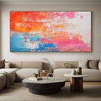 Colorful Textured Abstract Painting with Vivid Energy WINK691