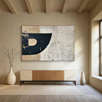 Distressed Black and Beige - Rustic Modernity ABS030