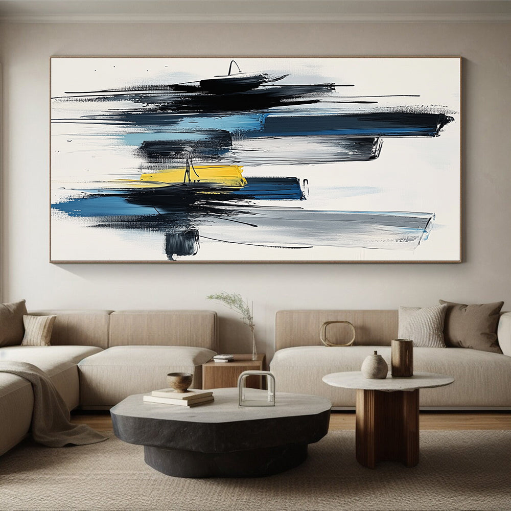Cityscape Abstract Painting with Urban Energy WINK444