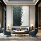 Cracked Texture Abstract Painting for Industrial - Chic Restaurants GAB1249