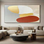 Color - Block Abstract Painting with Metallic Accents WINK874