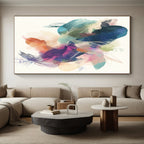 Colorful Ink - like Abstract Painting with Whimsical Fluidity WINK275