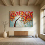 3D Flowering Tree Abstract Painting for Garden - Themed Cafes YHT168