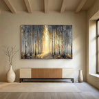 Misty Forest Abstract Painting for Nature - Themed Spas YHT159