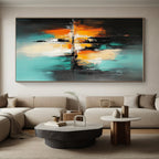 Colorful Reflection Abstract Painting with Ethereal Charm WINK720