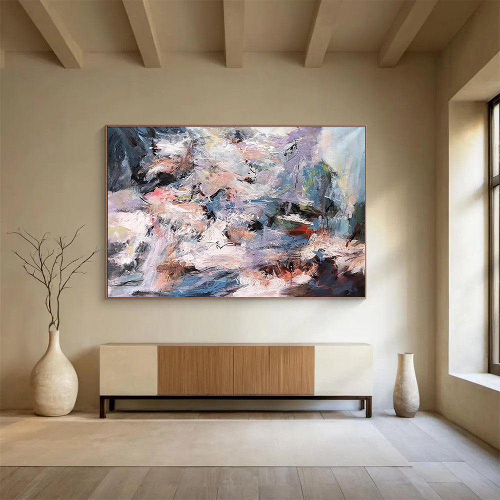 Vivid Chaos Abstract Painting for Creative Art Studios YHT151
