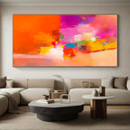 Colorful Abstract Burst Painting with Vibrant Energy WINK533
