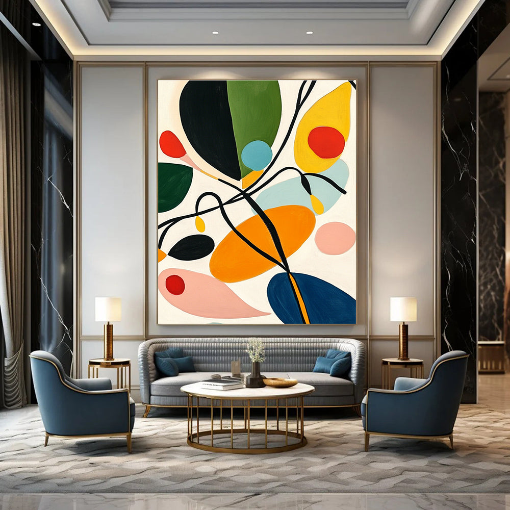 Colorful Organic Shapes - Playful Abstract Art GAB0403