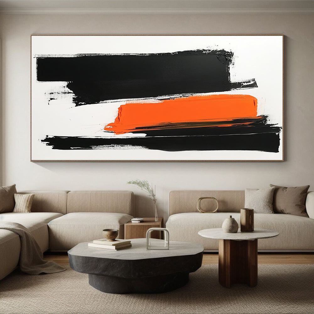 Bold Brushstrokes Abstract Painting with Raw Expression WINK187