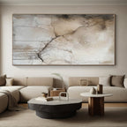 More Cracked Wall Abstract Painting with Enhanced Texture WINK565