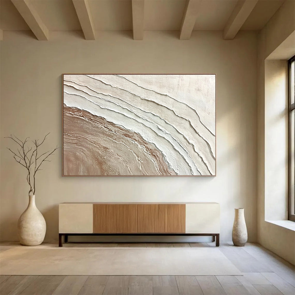 Textured Neutral Waves  Tactile Tranquility ABS040