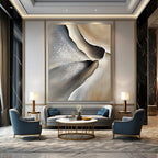 Textured Desert Abstract Painting for Southwest - Inspired Restaurants GAB1018