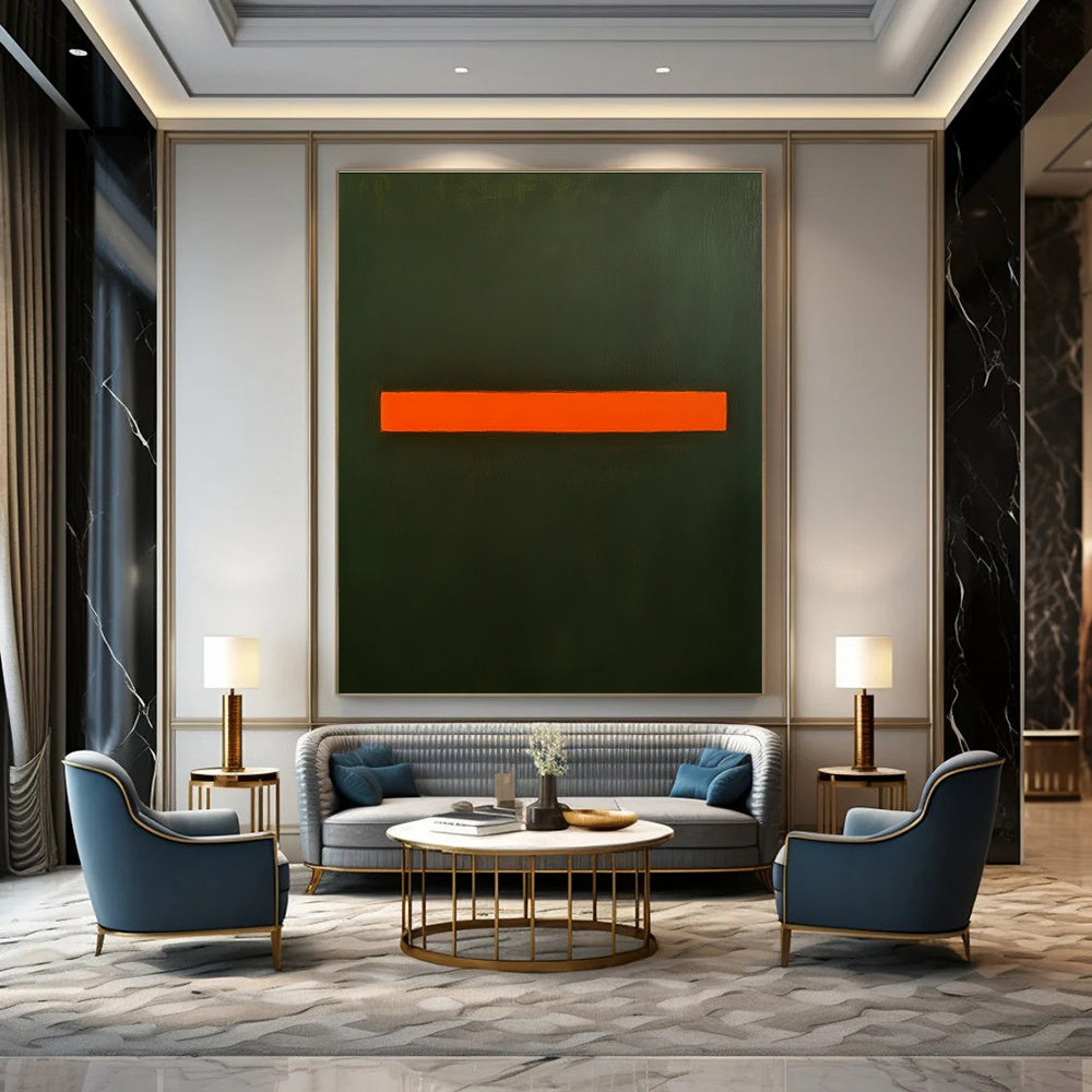 Bold Color Block Art Abstract Painting for Contemporary Spaces GAB1394