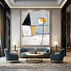 Geometric Shapes Abstract Painting for Modern - Styled Lofts GAB1087