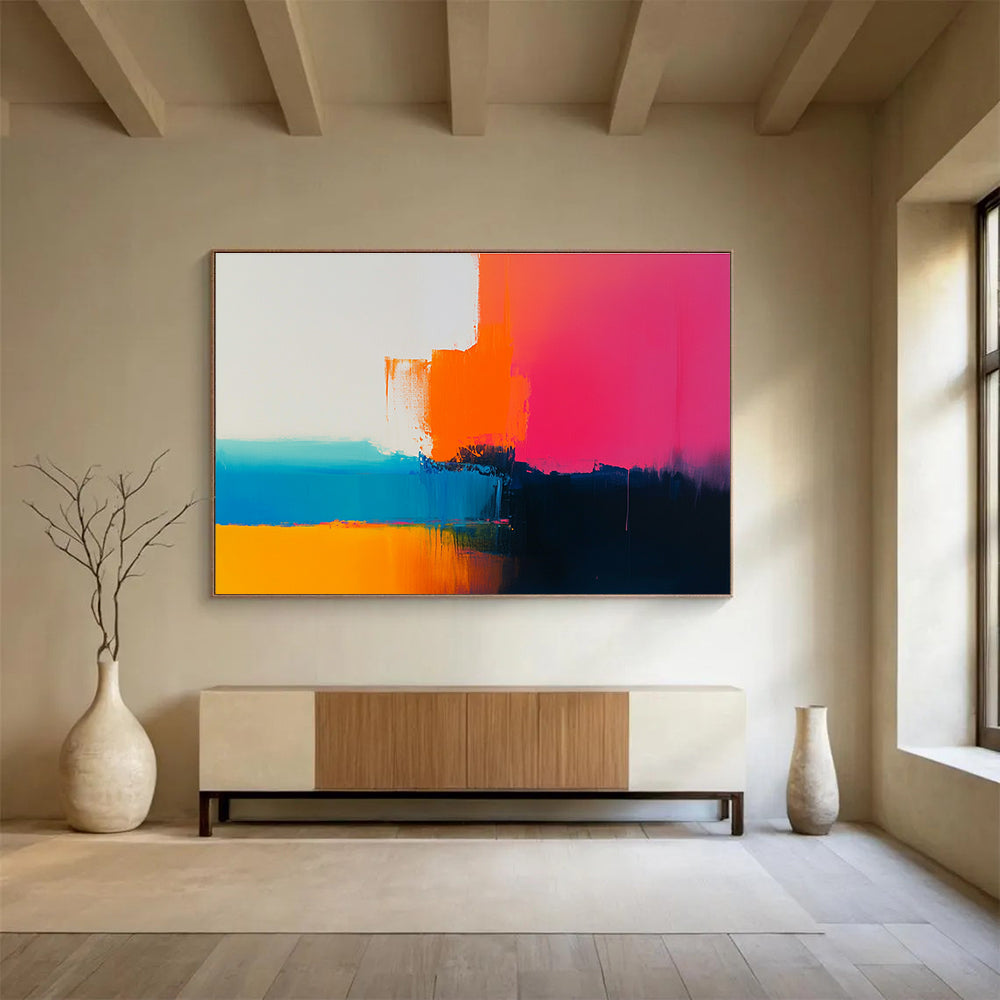 Vibrant Color - Block Abstract  Bold Contemporary Impact ABS079