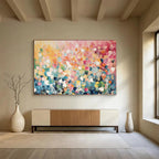 Colorful Dot Abstract Painting for Vibrant Cafes YHT161