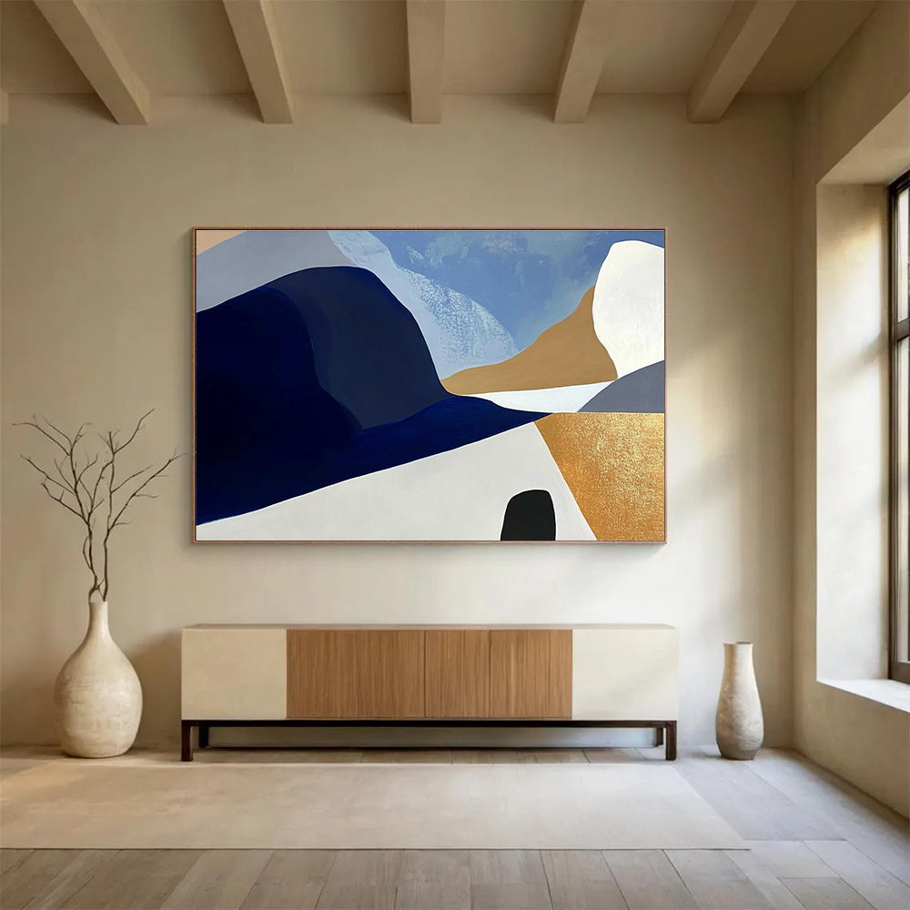 Minimalist Color - Blocked Landscape  Modern Nature ABS036