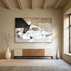 Geometric Nude Abstract  Modern Grace ABS049
