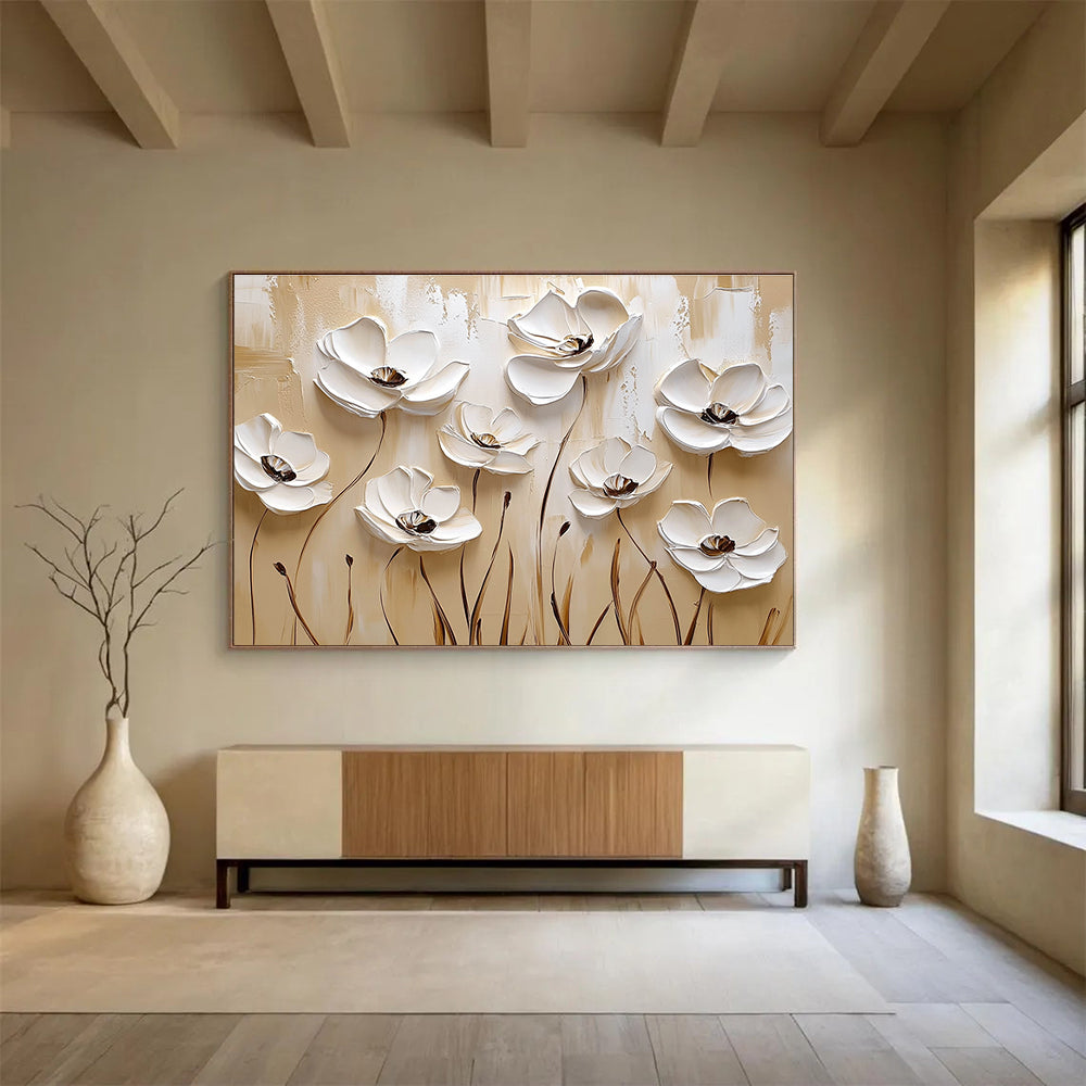White Flower Field - a Symbol of Purity ABS005