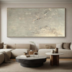 Gray Textured Background Abstract Painting with Industrial Charm WINK037
