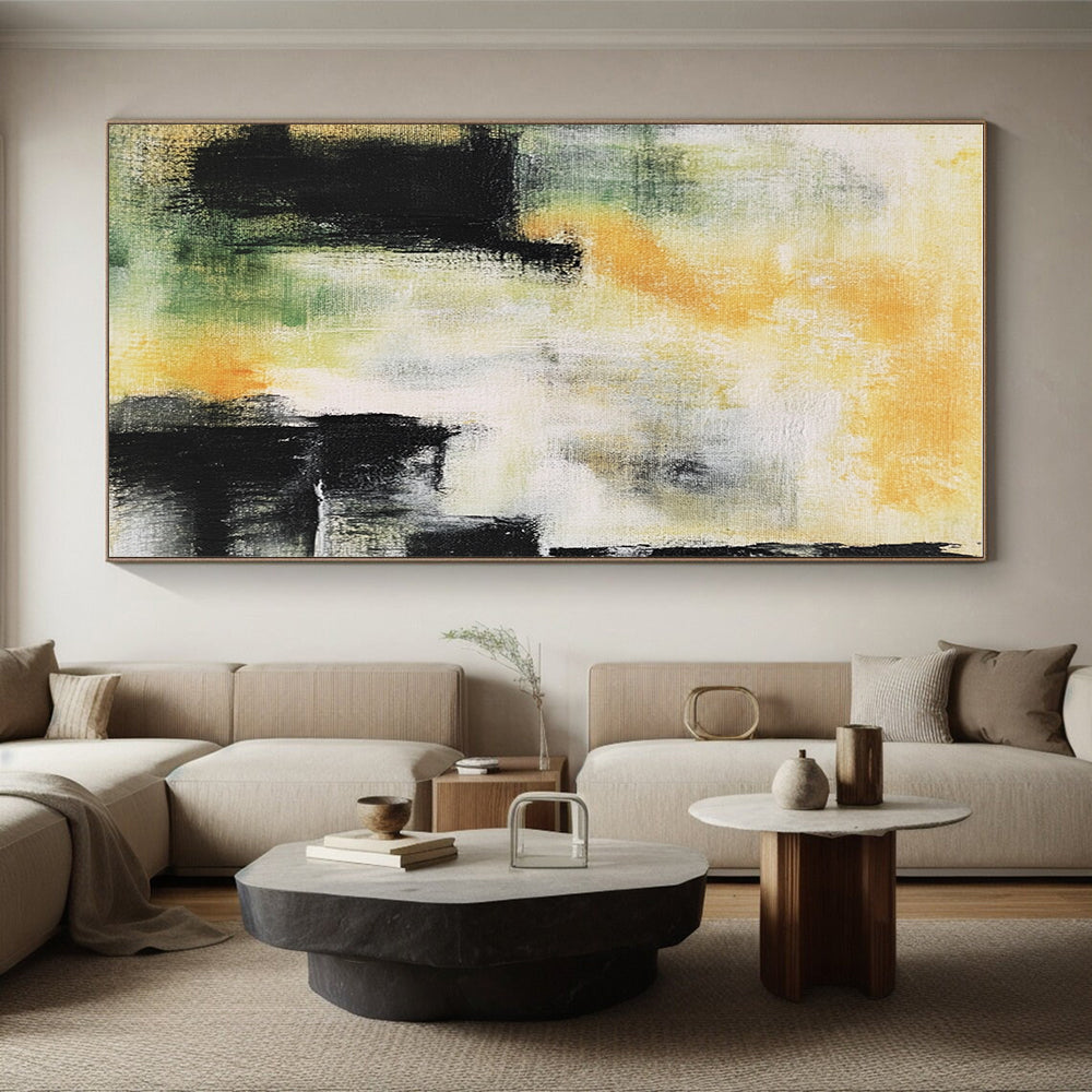 Colorful Abstract Haze Painting with Dreamy Atmosphere WINK435