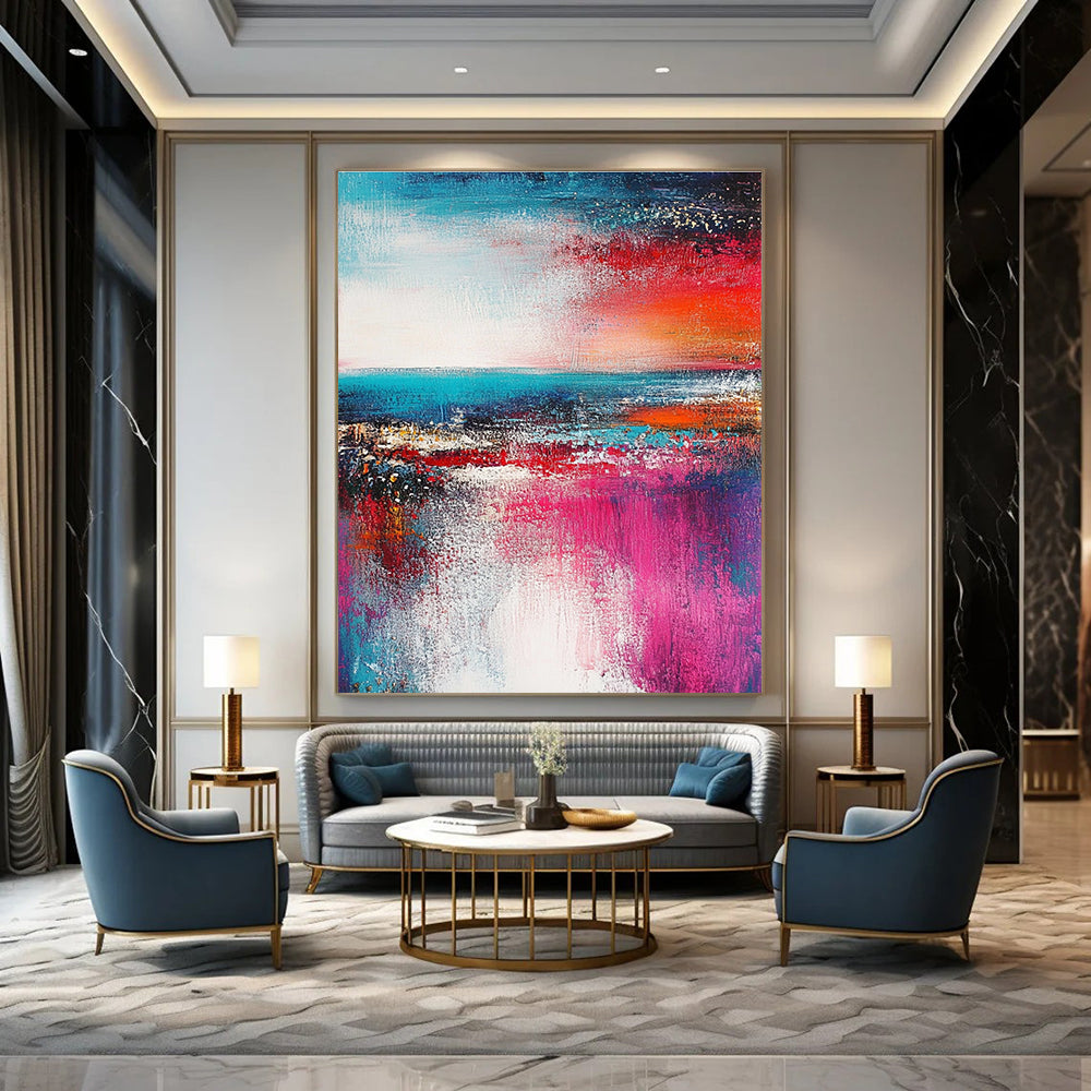 Coastal Abstract - Dynamic Seaside Art GAB0546