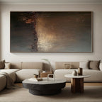 Dark Gradient Abstract Painting with Mysterious Depth WINK291