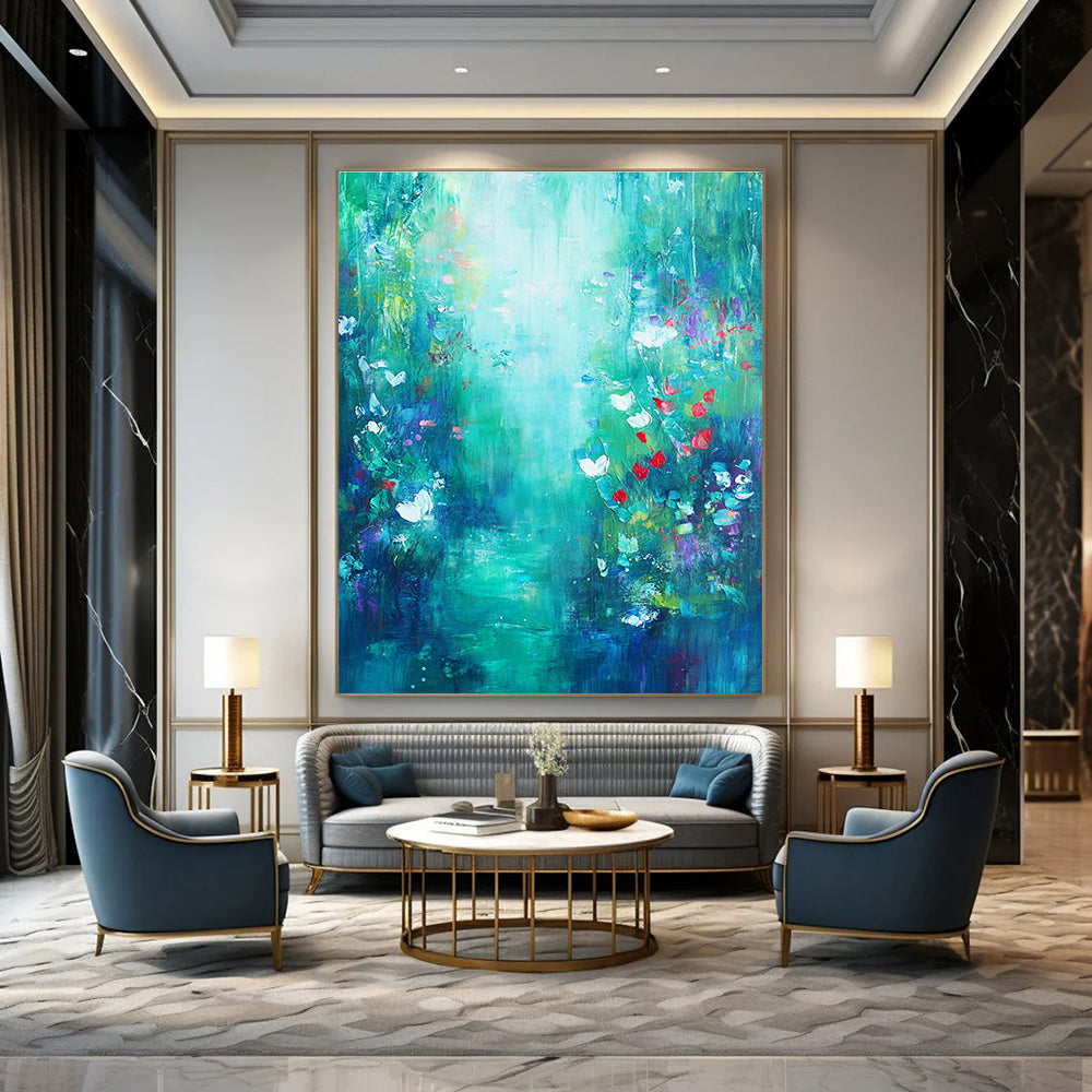 Enchanted Forest Path Painting of Magical Wilderness GAB0156