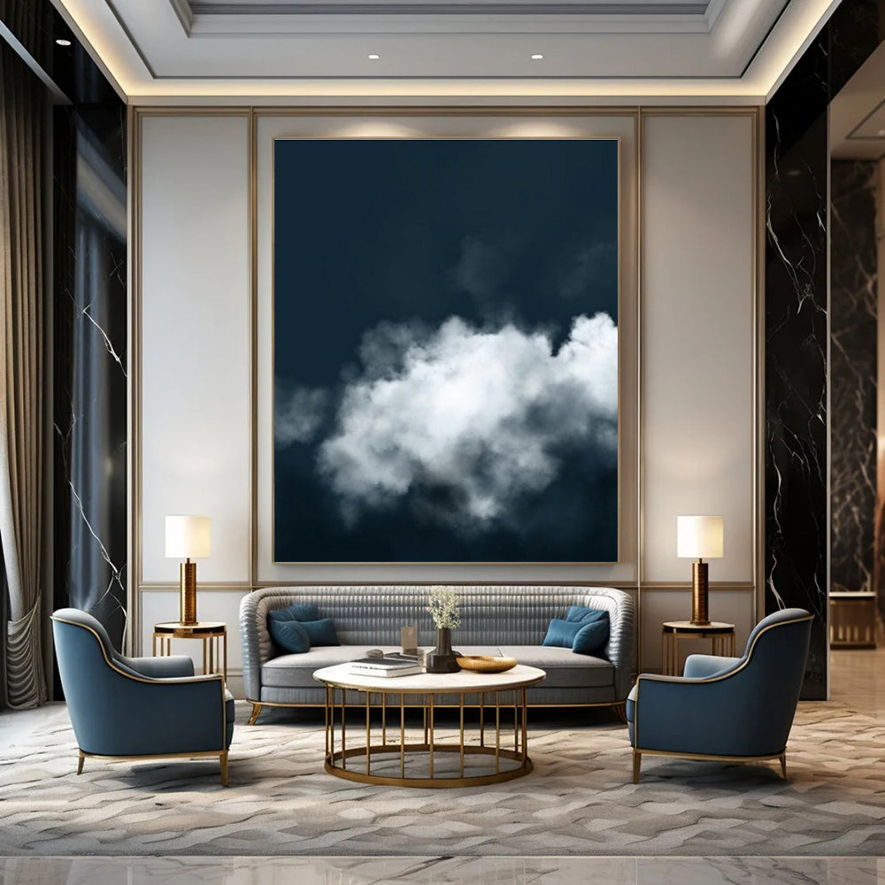 Moody Dark Sky with Clouds Abstract Photography for Dramatic Decor HENG233