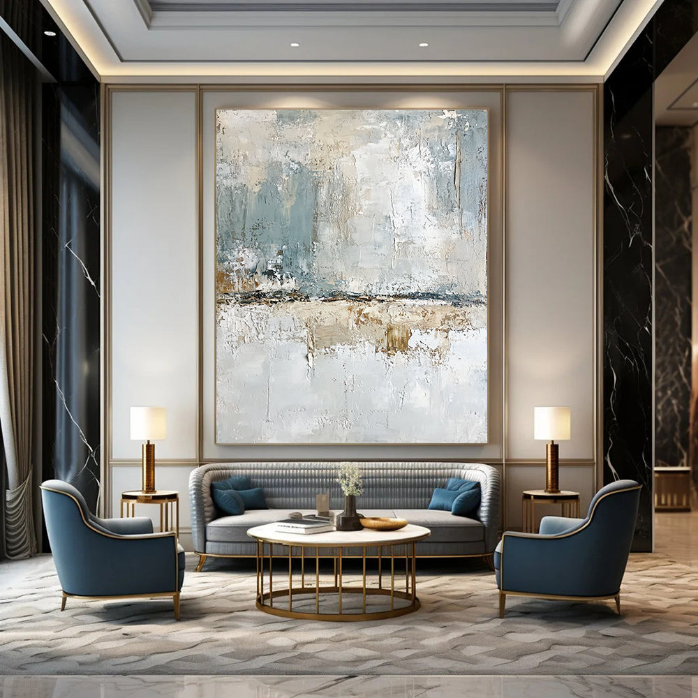 Soft Toned Abstract Painting for Calming Spaces GAB0741