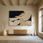 Minimalist Abstract Shapes Painting for Contemporary Office Lobbies YHT249