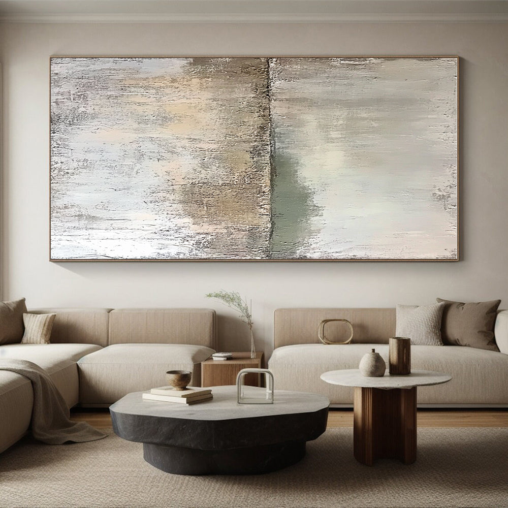 Textured Neutral Abstract Painting with Timeless Charm WINK703