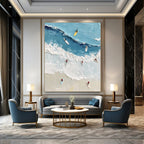 Surfers on Waves Dynamic Abstract Painting for Energetic Spaces GAB1482