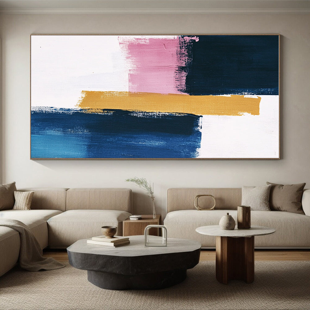 Color - Block Abstract Painting with Vibrant Hues WINK855