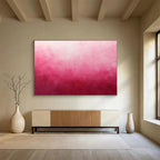 Pink Gradient Abstract Painting with Soothing Ambiance ABS429