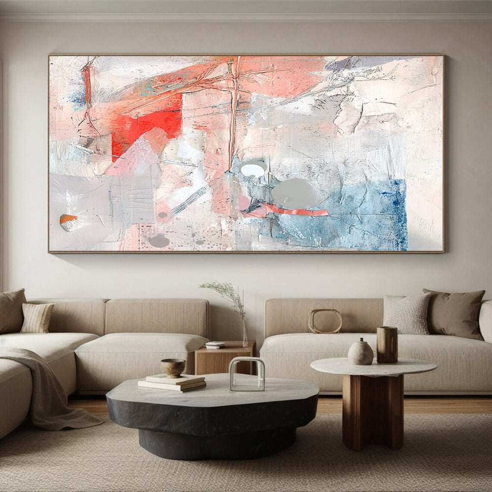 Collage of Textures 1 Abstract Painting with Eclectic Charm WINK194