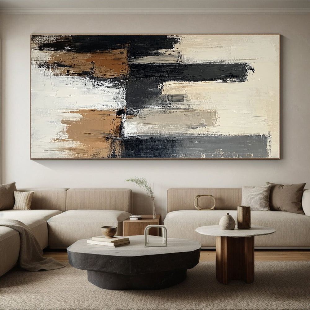 Cityscape Abstract Painting with Urban Mystery WINK489