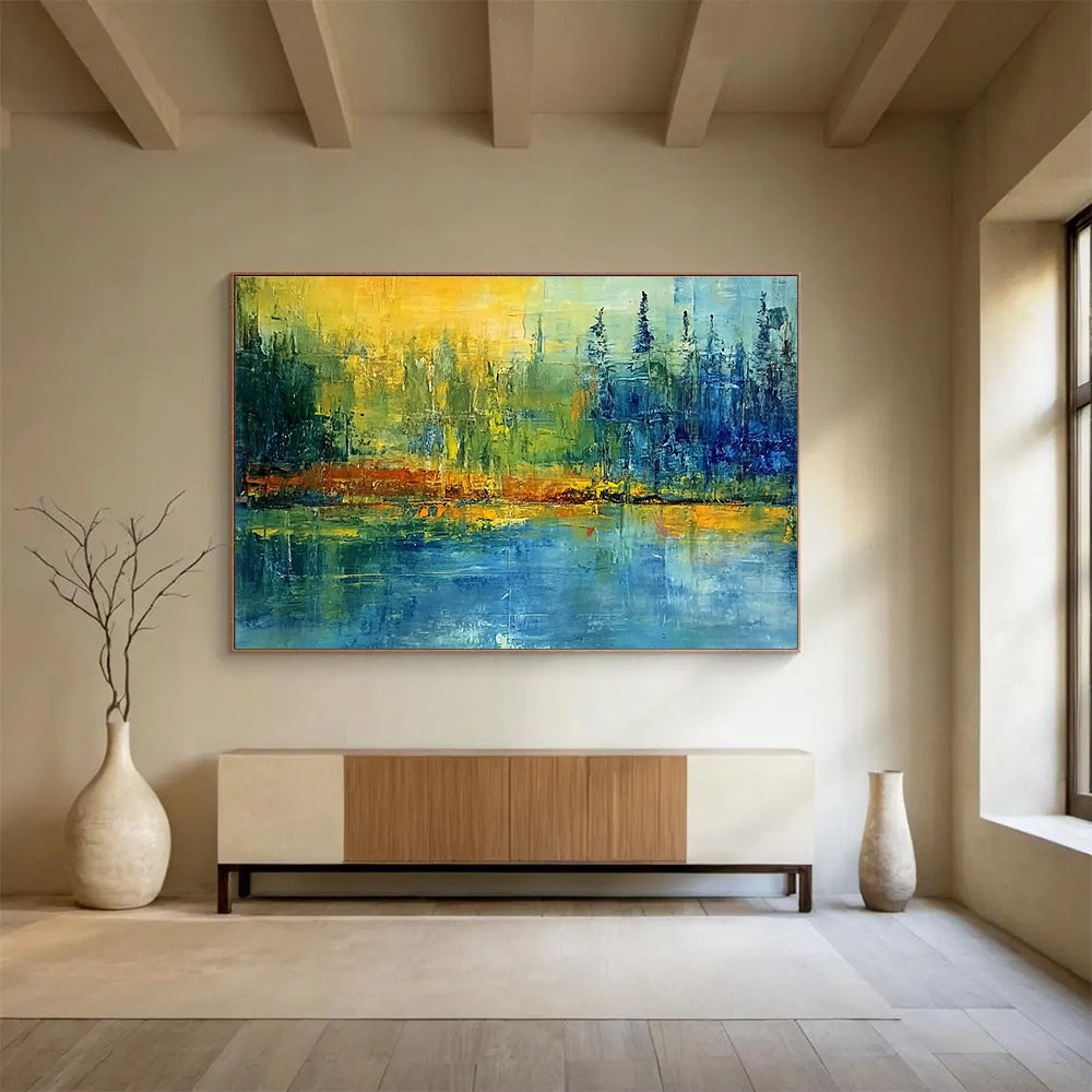 Colorful Landscape Abstract  Dreamy Nature ABS110