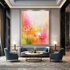 Colorful Soft Abstract Painting for Romantic - Themed Weddings GAB0975