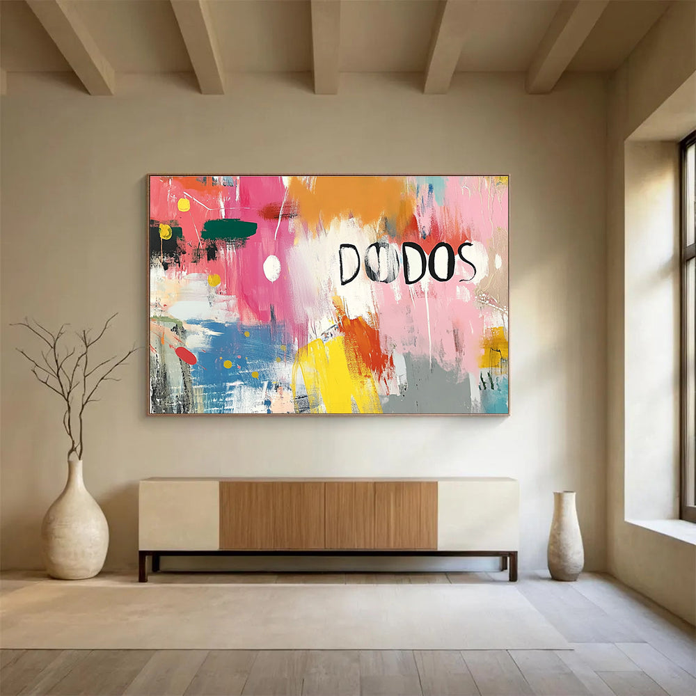 “DODOS” Colorful Abstract  Fun & Eclectic ABS048