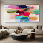 Colorful Blob Abstract Painting with Playful Forms WINK626