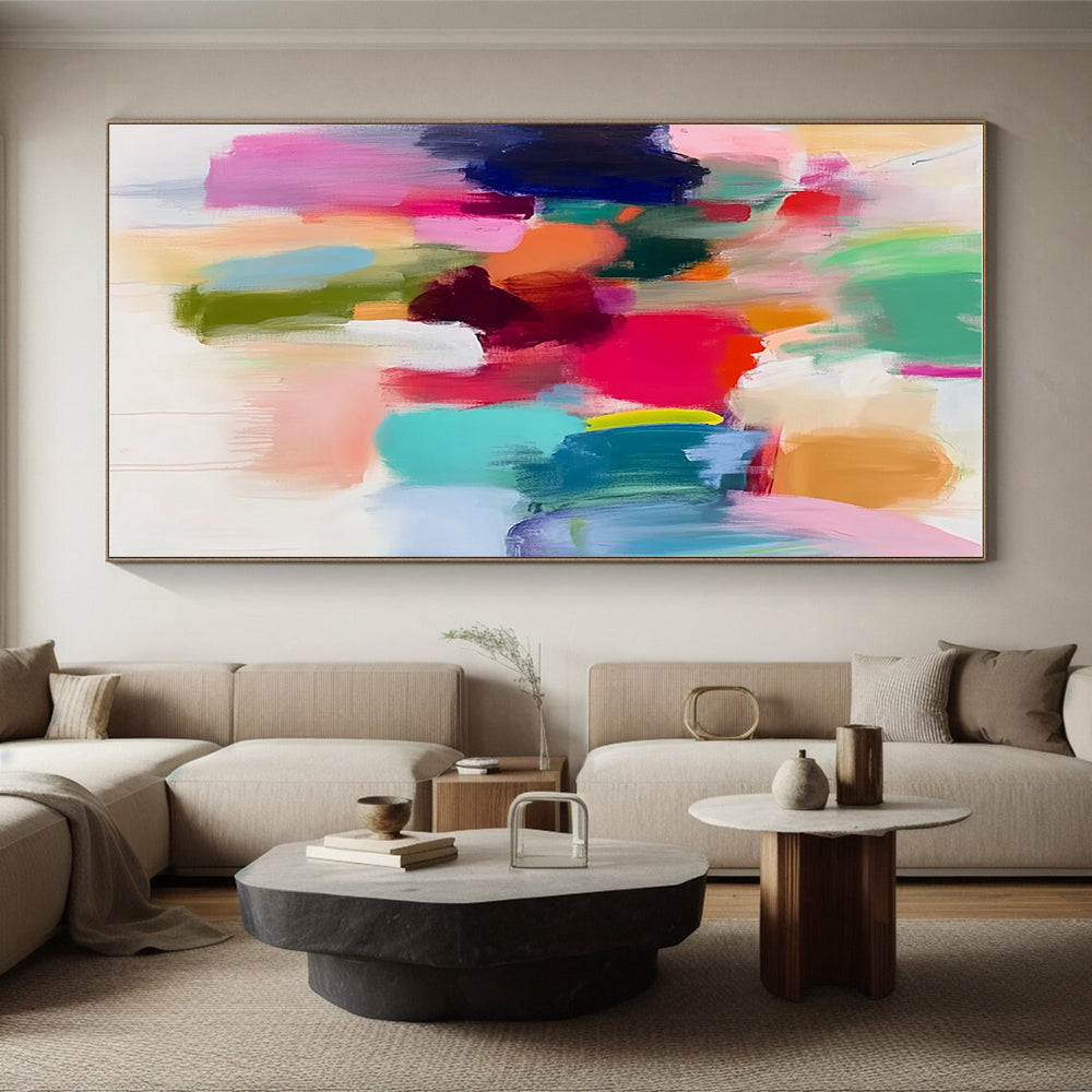 Colorful Blob Abstract Painting with Playful Forms WINK626