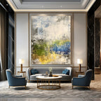 Subtle Color Abstract - Understated Abstract Painting GAB0642
