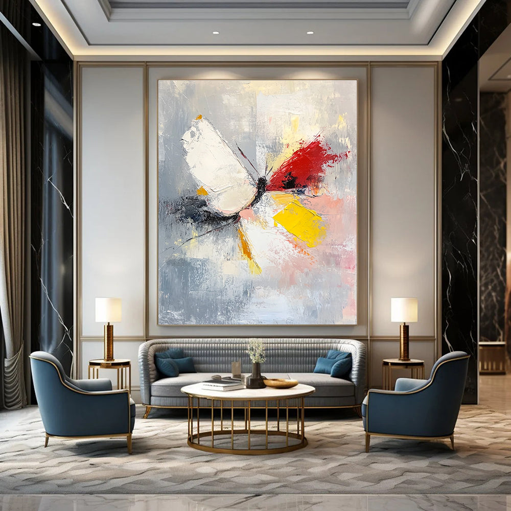 Butterfly Abstract Painting for Whimsical - Styled Gardens GAB1034