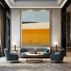 Minimalist Landscape Abstract Painting for Modern Home Offices HENG434