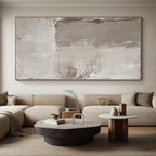 Gray Textured Background Abstract Painting with Industrial Calm WINK041