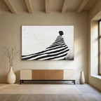 Silhouette with Striped Cloak - Mystery and Movement ABS019