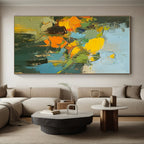 Abstract Floral Bouquet Painting with Vivid Colors WINK614