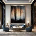 Misty Forest - Ethereal Landscape Abstract Painting GAB0625