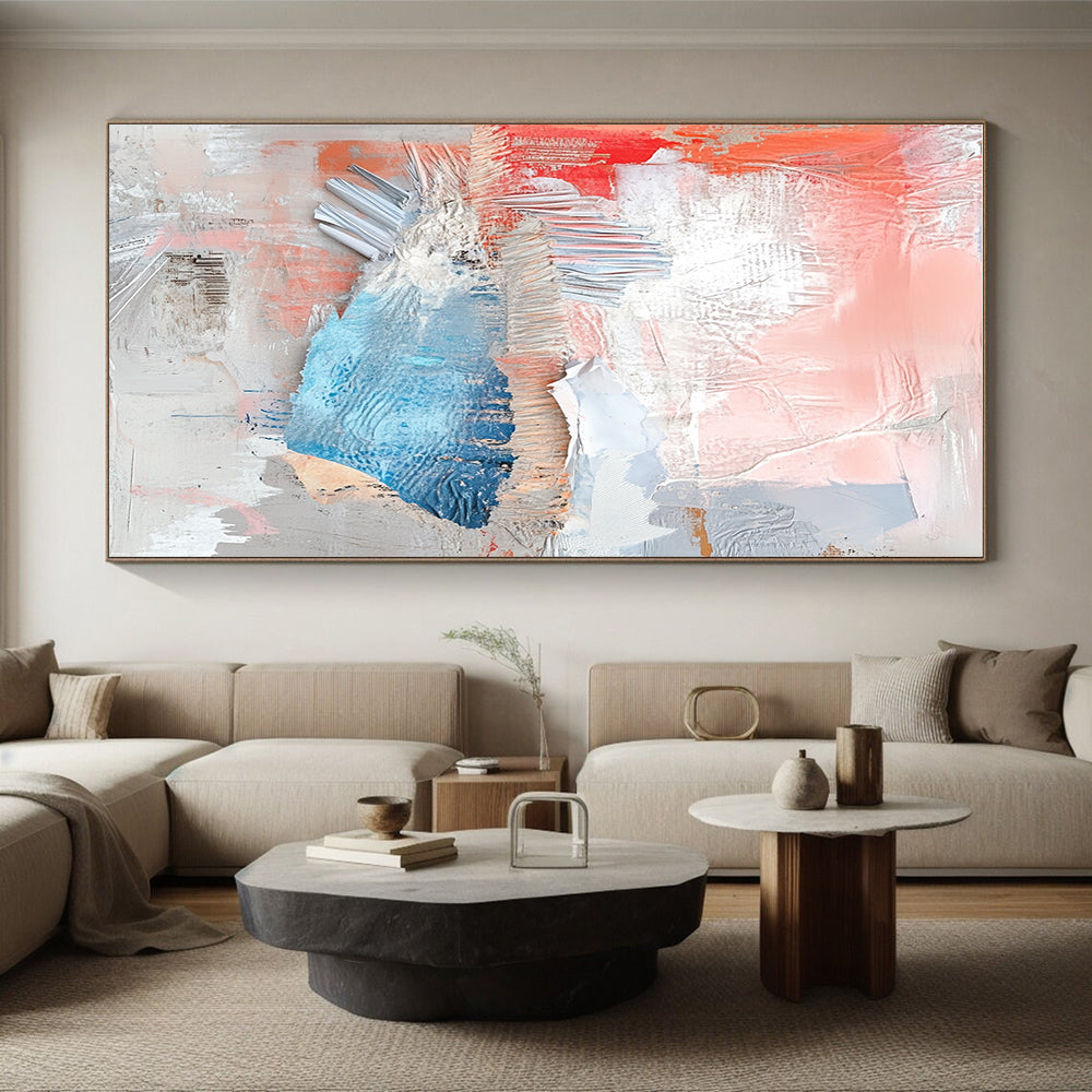 Collage of Textures 3 Abstract Painting with Raw Creativity WINK196